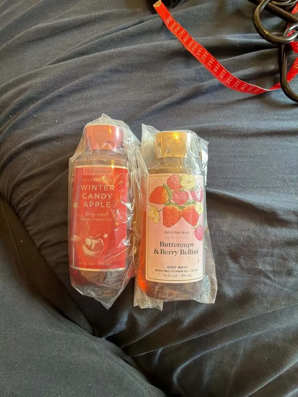 Bath & Body Works Winter Candy Apple and Buttercups & Berry Bellini Body Bundle
